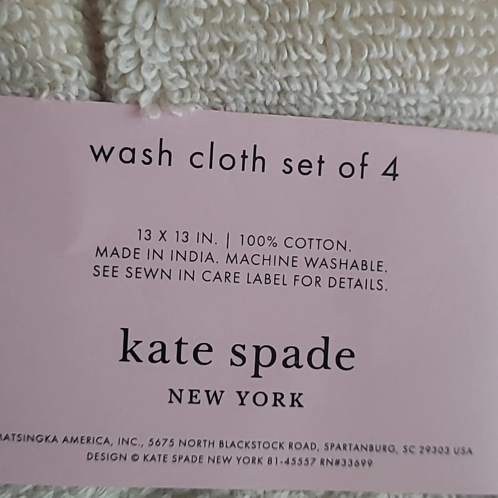 Kate Spade Bath Towel Set
